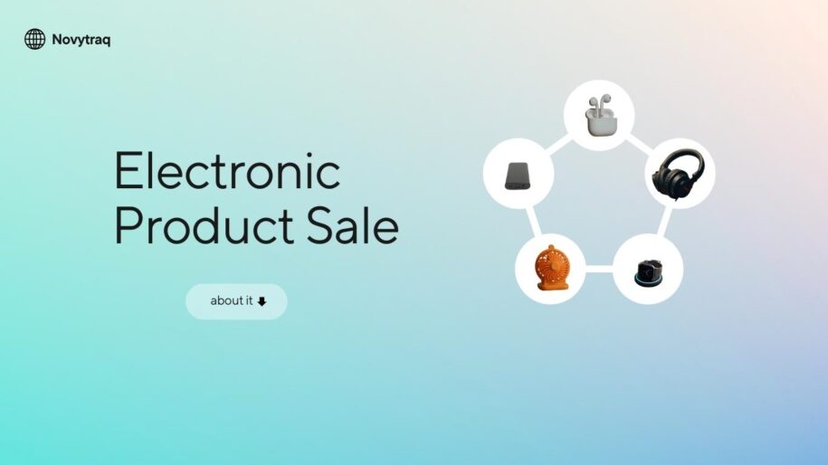 Electronic product sale